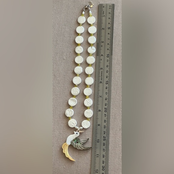 22-1/2 inch Freshwater Pearl Coin bead necklace NWOT - Picture 12 of 12